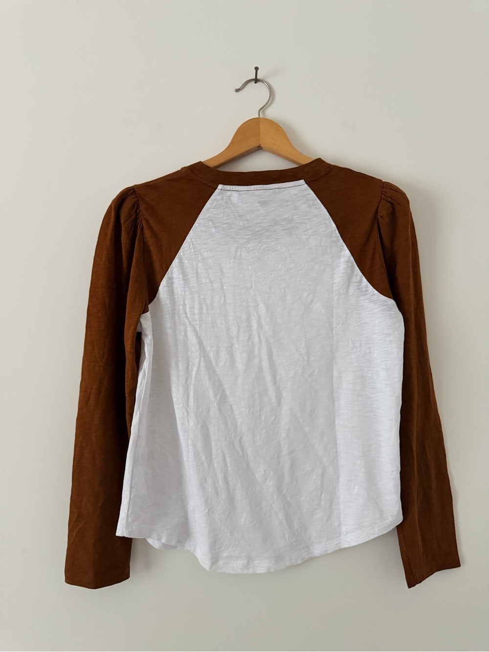 Veronica Beard Mason Cotton Baseball Tee - Picture 7 of 7
